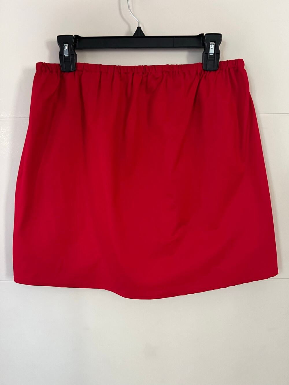 Reformation Red A-line Mini Skirt Size M Contemporary Minimalist Red Hot